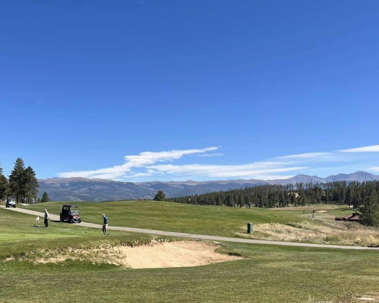 golf course at Pole creek